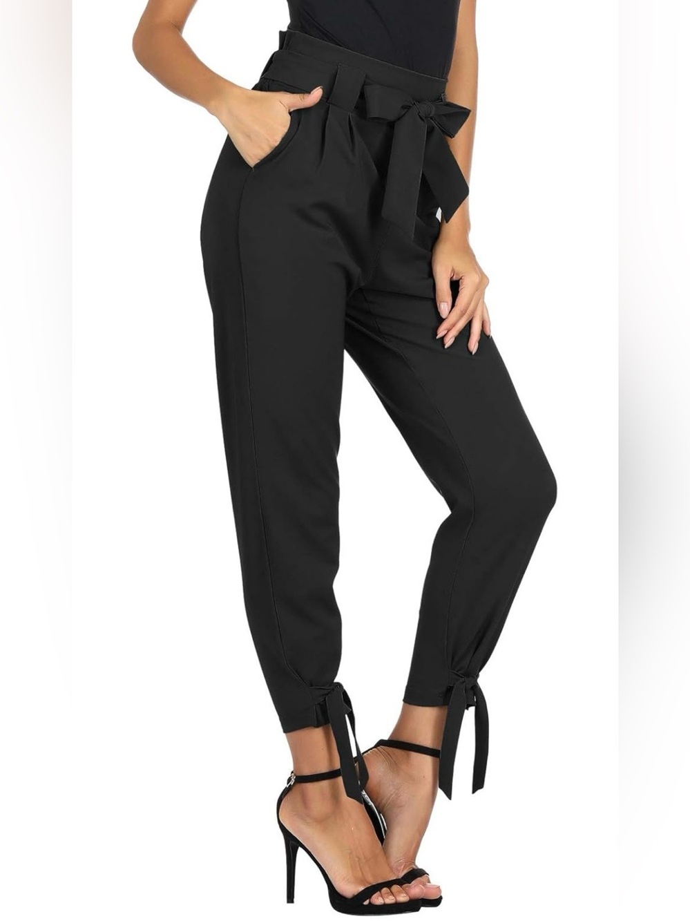 3/$20 BEIGE Tie Up Dress Pants